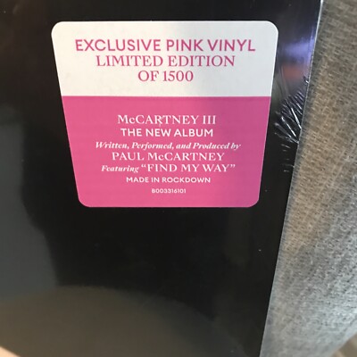 洋楽 Paul McCartney McCartney III Pink Vinyl s-l400.jpg