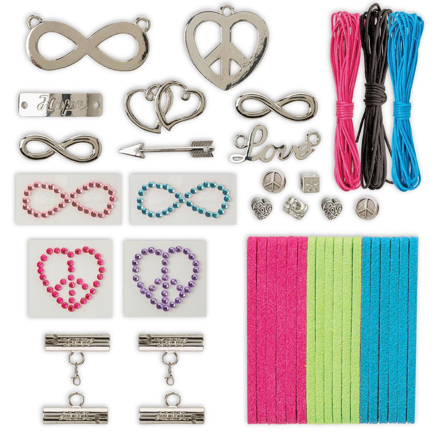 Alex Toys DIY Infinity Jewelry Making 31pc Kit Bracelet Necklace Kids Craft