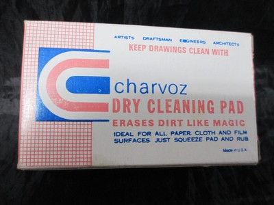 Vtg. Advertising CHARVOZ Dry Cleaning Pad Artists Craftsman Engineers Architects