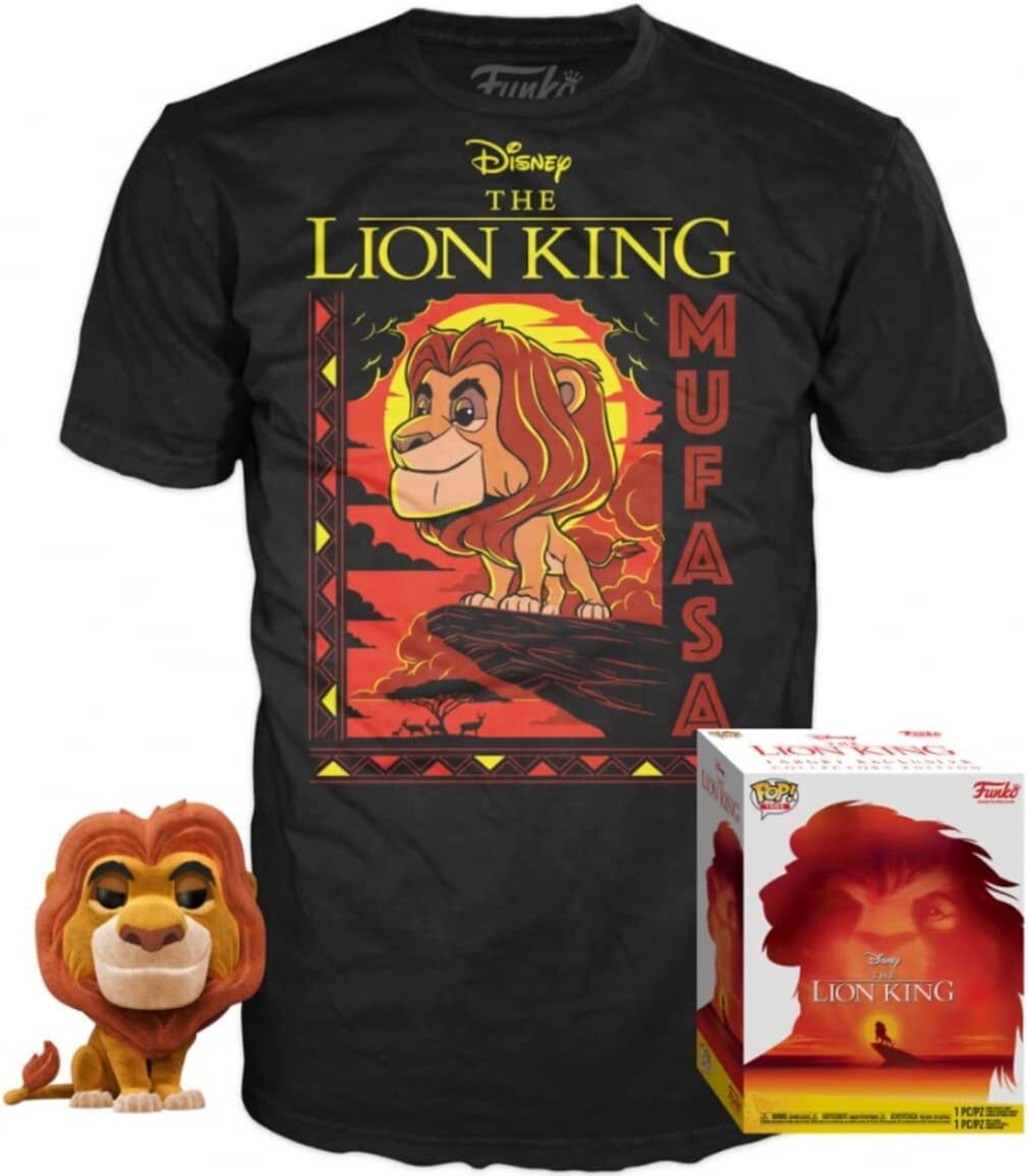 Футболка POP Funko Tee Disney Король Лев - Эксклюзивная большая мишень Муфасы в виде стаи
