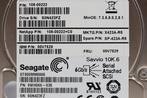IBM ST900MM0006 900GB 2.5" 6Gb/s 10K RPM SAS Drive FRU P/N: 00V7529 Tested - Zdjęcie 3 z 3