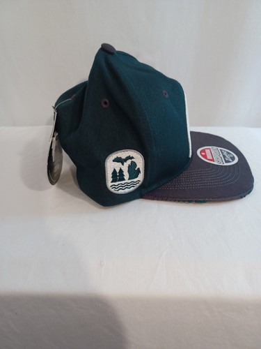 Michigan State Spartans NCAA Zephyr Black Two-Tone Adjustable Snapback Hat - Picture 3 of 11