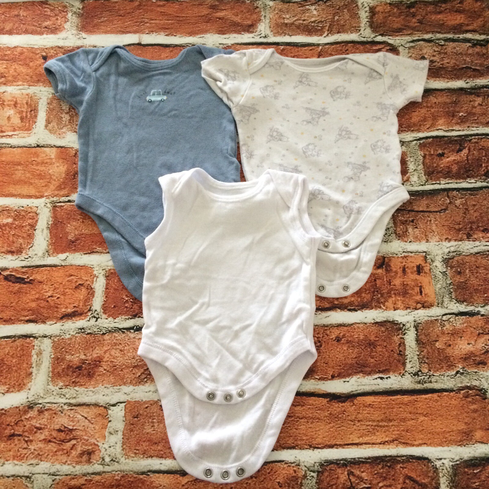 Baby Boys 03 Months Body Vests Bundle Baby Vests Nutmeg TU Etc