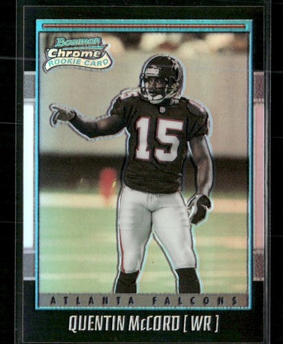 2001 Bowman Chrome Refractor #201 Quentin McCord RC Falcons 92/1999