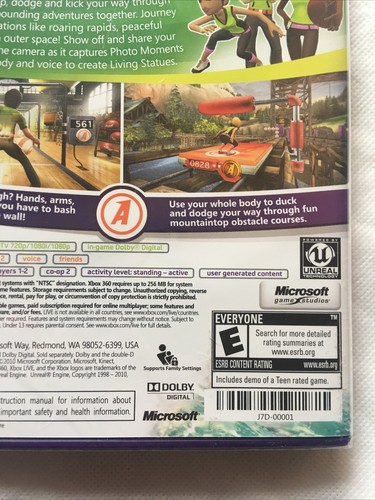 Kinetic Adventures (XBOX 360 KINECT) Rated Everyone NEW Sealed!!!’ - Picture 8 of 12