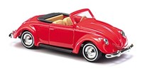 Busch 46723 Vw HebmüLler Cabrio Offen, Rot, Auto Modell 1:87 (H0)