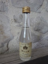 Mignonnette bouteille Eau de vie de Willm Mirabelle alsace 3 cl pleine