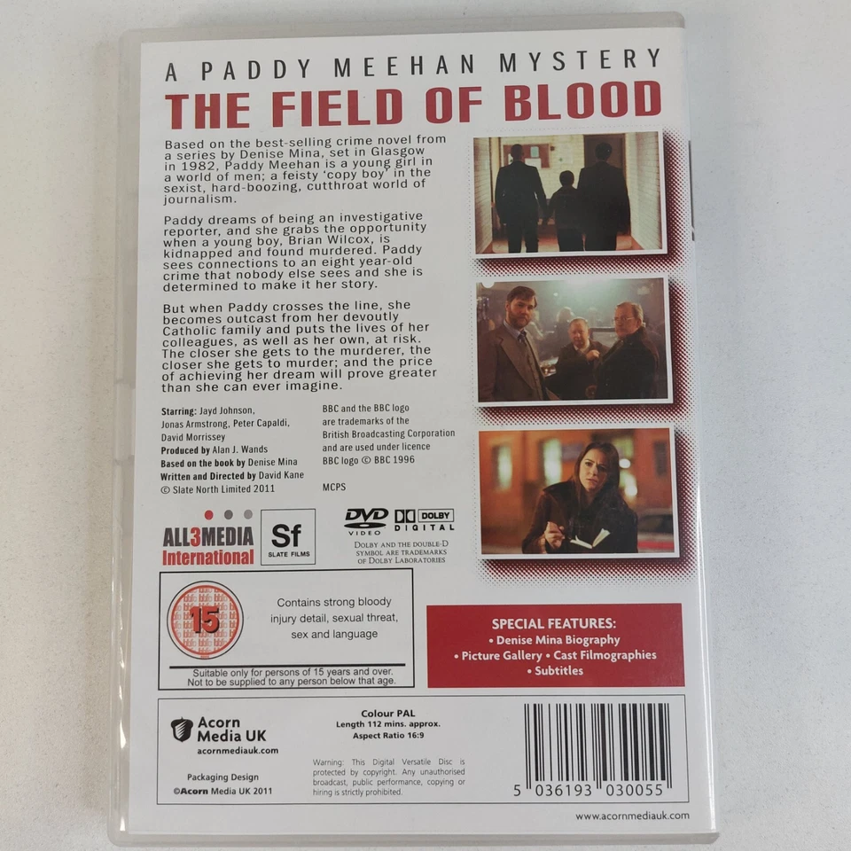 The Field Of Blood DVD Jayd Johnson Jonas Armstrong Peter Capaldi Region 2 - Image 4 of 4