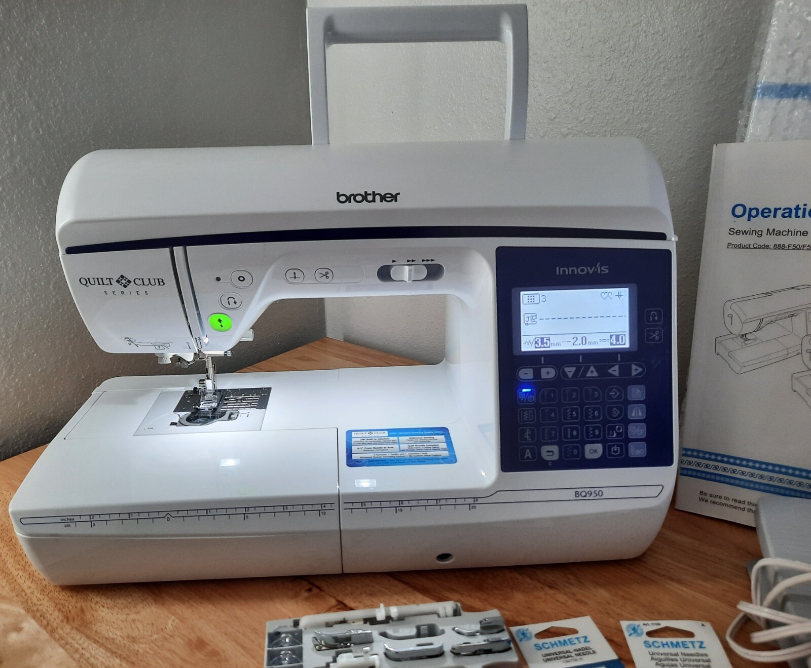 Brother Sewing and Quilting Machine BQ950 Innovis Gently Used Recently