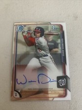2015 Bowman Chrome Prospect Auto Wilmer Difo