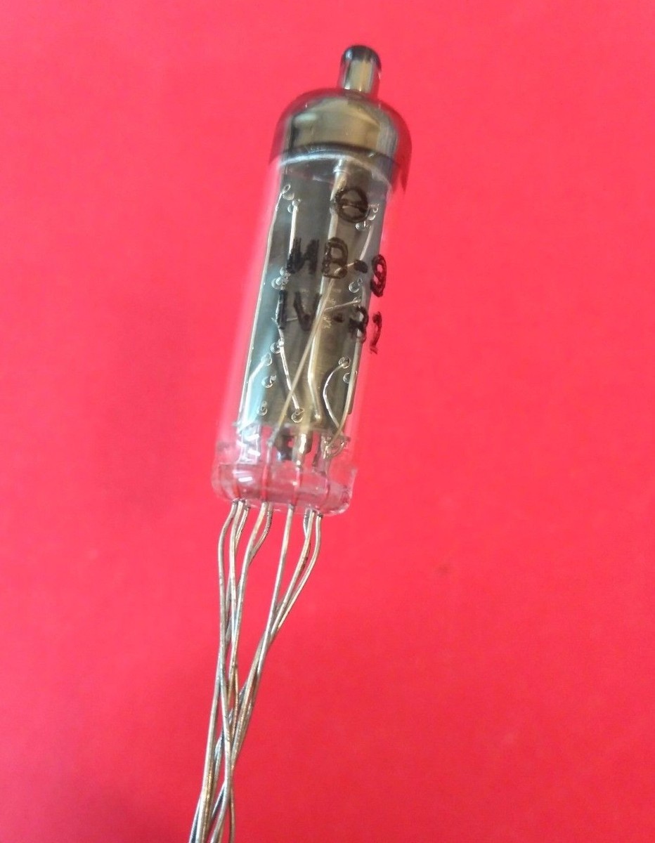 Lot De 6 Tubes VFD Numitron IV-9 (IV9) – NOS Même Date – Neuf