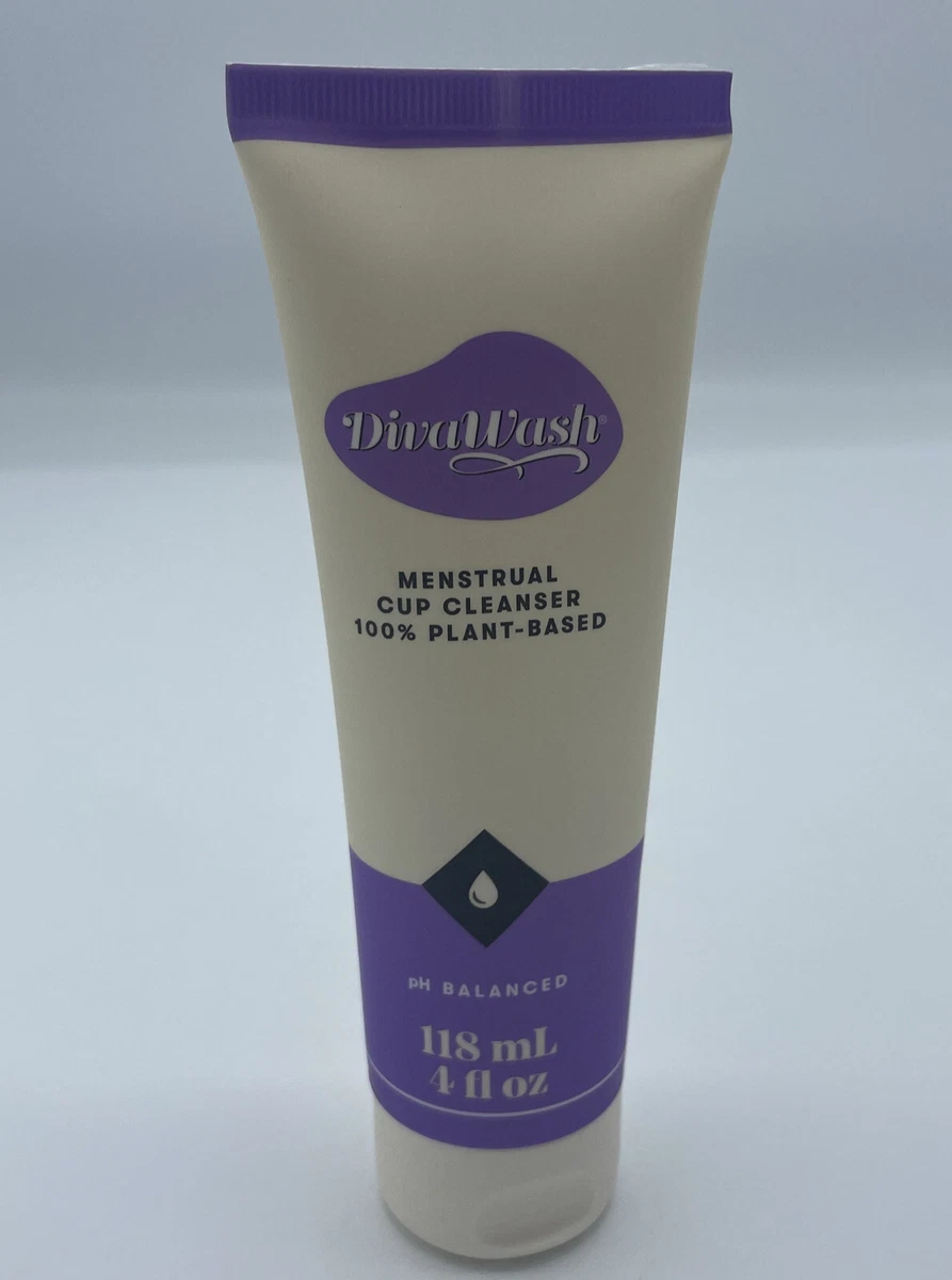 DivaCup DivaWash Menstrual Cup Wash Cleanser PH Balanced 4 oz Diva Wash