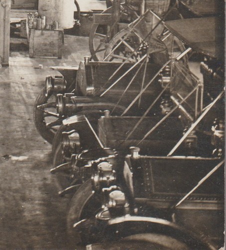 Osage City KANSAS RPPC c1915 INTERIOR CAR DEALERSHIP Cars GARAGE Brass Era KS - Picture 4 of 5
