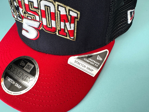 Gorra de béisbol NASCAR Kyle Larson #5 2025 Daytona 500 New Era 9Seventy NUEVA - Imagen 10 de 24