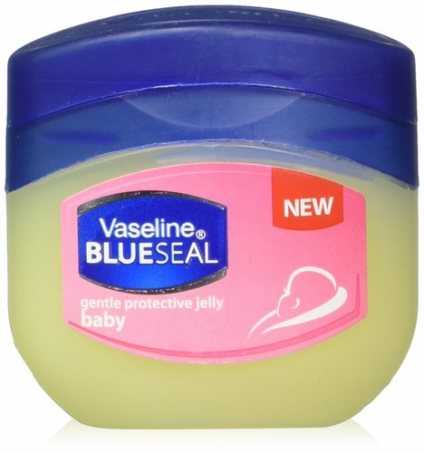 100% Vaseline Petroleum BLUESEAL BABY JELLY 3.4 oz (2 Pieces)(100ml) by Vaseline