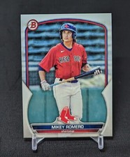 Mikey Romero Prospect Rookie Card 2023 Bowman Base Paper #BP-69 Boston Red Sox 