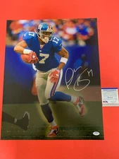 Plaxico Burress Giants Super Bowl XLII Signed Auto 16x20 PSA/DNA COA