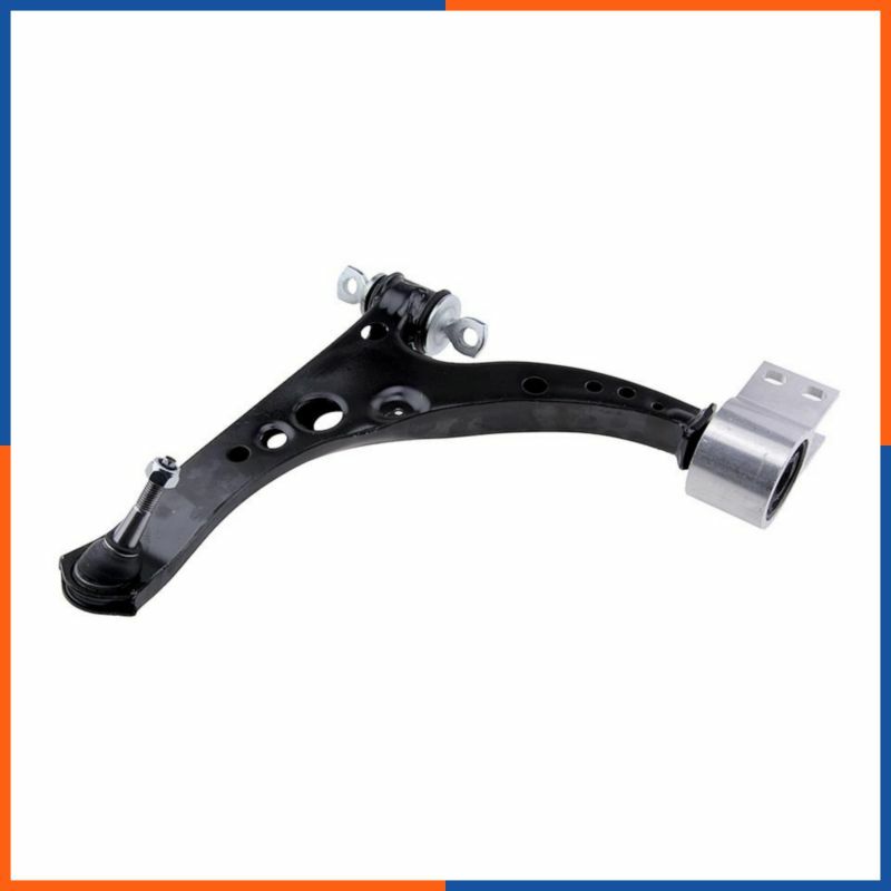 Bras de suspension inférieur gauche triangle de direction Opel références 39021472 et 39089344 avant