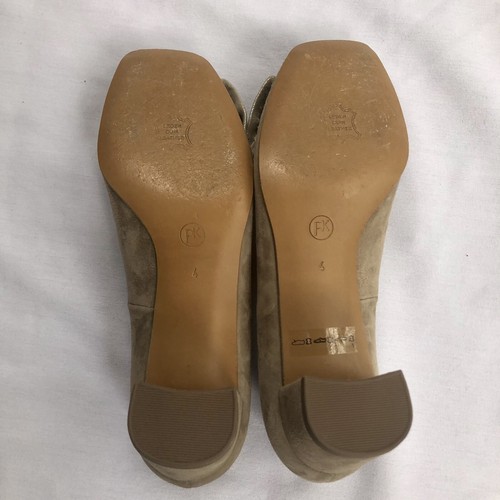 Peter Kaiser Pumps offene Zehenpartie Schleife beige Wildleder Gr. US 6,5/UK 4/EUR 37 Schuhe - Bild 7 von 9