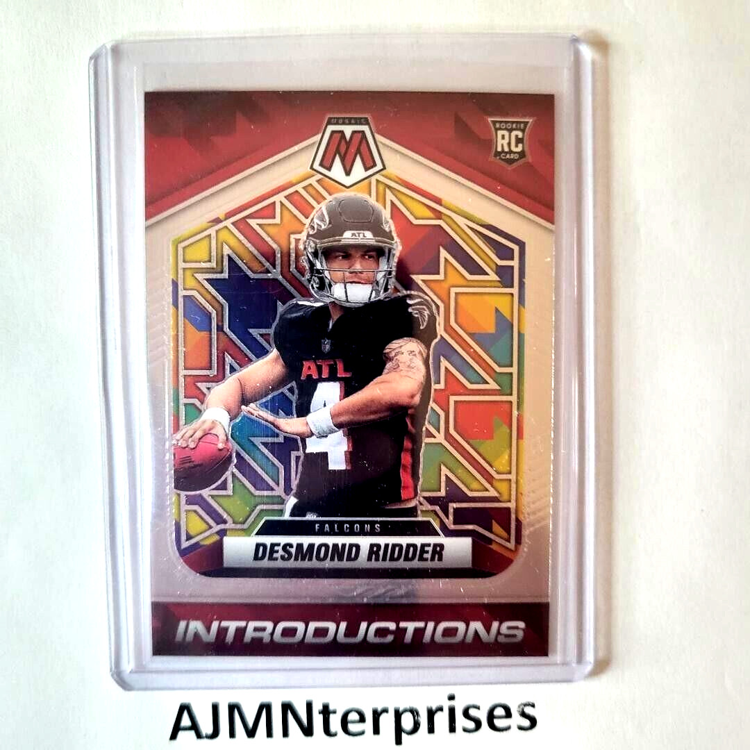 Desmond Ridder Rookie Introductions 2022 Mosaic Falcons Cardinals