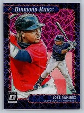 2021 panini donruss optic jose ramirez pink velocity prizm 225/249 diamond kings