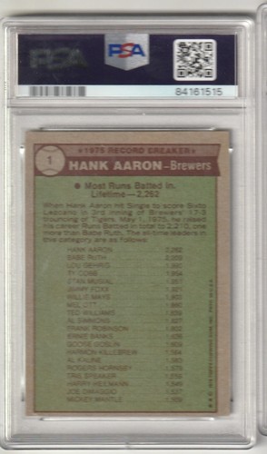 1976 Topps Baseball PSA 3-6 Centered Nicely New Slab U Choose Set Break AP24 - Picture 3 of 13