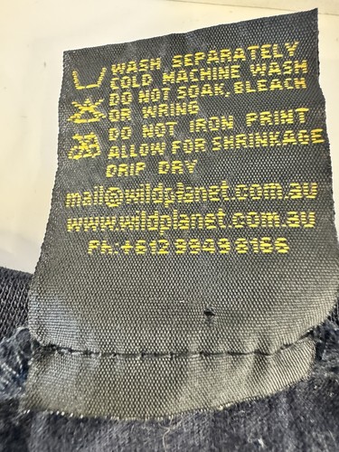 T-shirt nera bambino Wild Planet taglia 4 coccodrillo alligatore grafica cotone - Foto 8 di 8