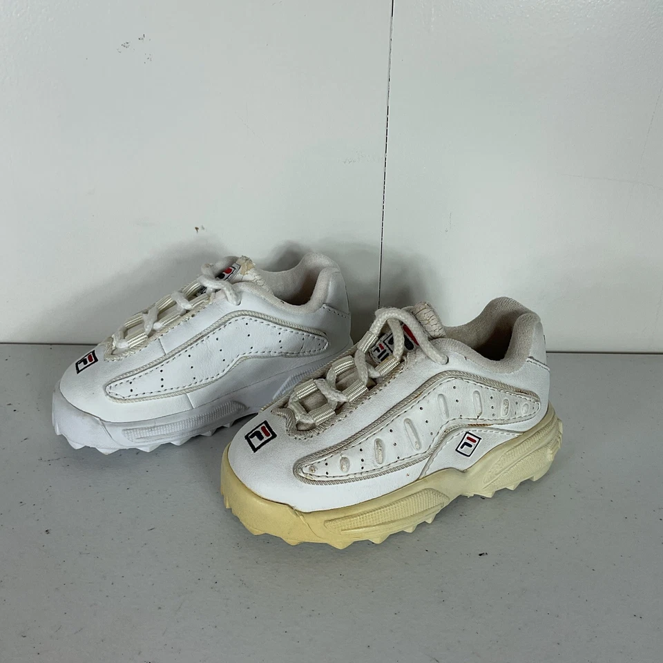 RARE Vintage FILA Baby Infant Sneakers New - Size 5 71X396LY-150 Disruptor II - Image 4 of 4