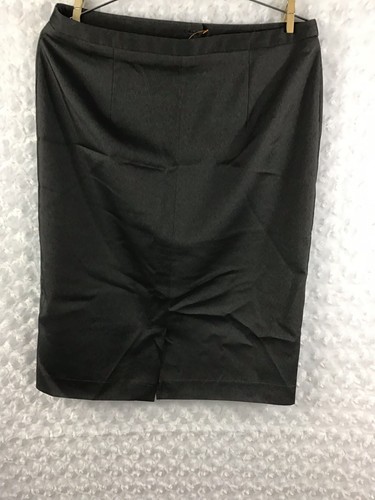NWOT Parallel Women's Size 12 Black Office Career Business Back Slit Skirt - Picture 12 of 12