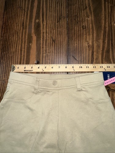 IZOD Girls Side 16 Regular Approved Schoolwear Jegging Pants Khaki - Picture 5 of 9