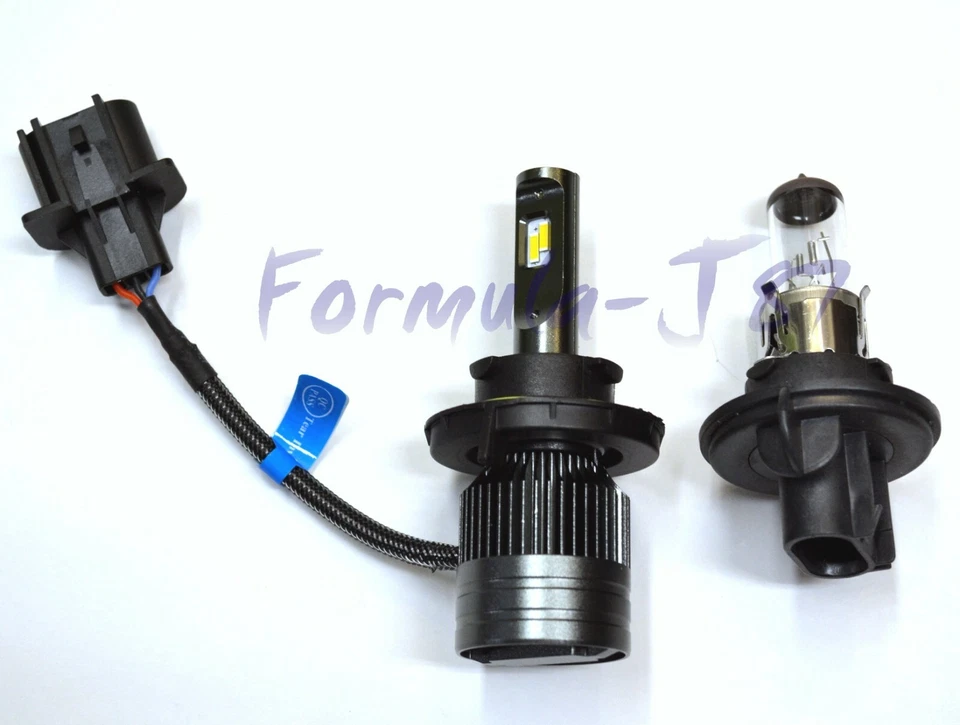 LED Kit G8 100W 9008 H13 6000K White Two Bulbs Head Light Dual High Low Beam Fit - Image 4 of 4