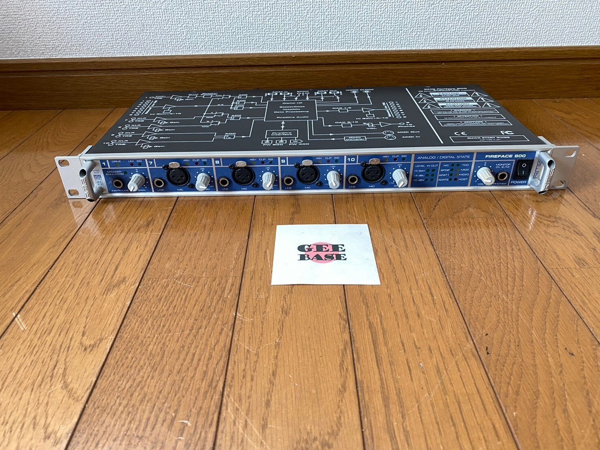 RME Fireface 800 オーディオインターフェース RME Fireface 800 Firewire Audio Digital Recording Interface