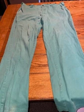 Black Stallion FR Wear Pants Green Flame Resistant 100% Cotton Size W38 X 34