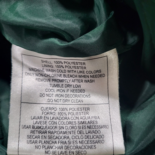 Giacca a vento Green Bay Packers uomo Large On Field Reebok 1/4 zip verde - Foto 3 di 13