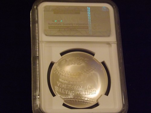 2014-P 50c Baseball Hall Of Fame Early Releases NGC MS 70 - Picture 2 of 2