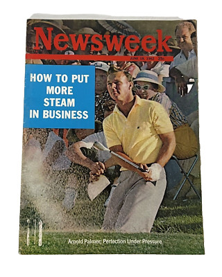 1962 ARNOLD PALMER GOLF Newsweek June 18 Magazine
