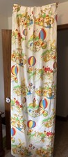 Vintage Walt Disney Winnie The Pooh Pleated Curtain Set Perma-Prest 25 x 84 inch