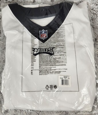 NFL フィラデルフィア・イーグルスNIKE オーセンティック 11 Nike NFL On-Field Philadelphia Eagles White Jersey Blank Size 52