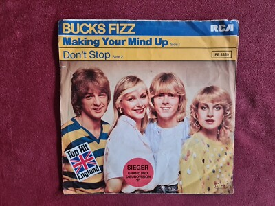 Single Vinyl Bucks Fizz ''Making your mind up''  - Sehr guter Zustand