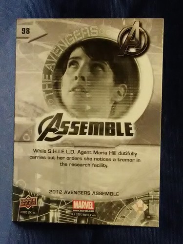 2012 Upper Deck Avengers: Assemble BASE Trading Cards You-Pick-1 "Marvel" - Picture 112 of 212