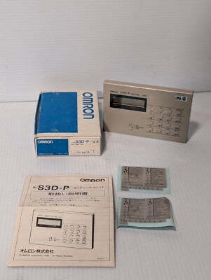 Omron S3D-P Sensor Controller Programmer Setting Unit