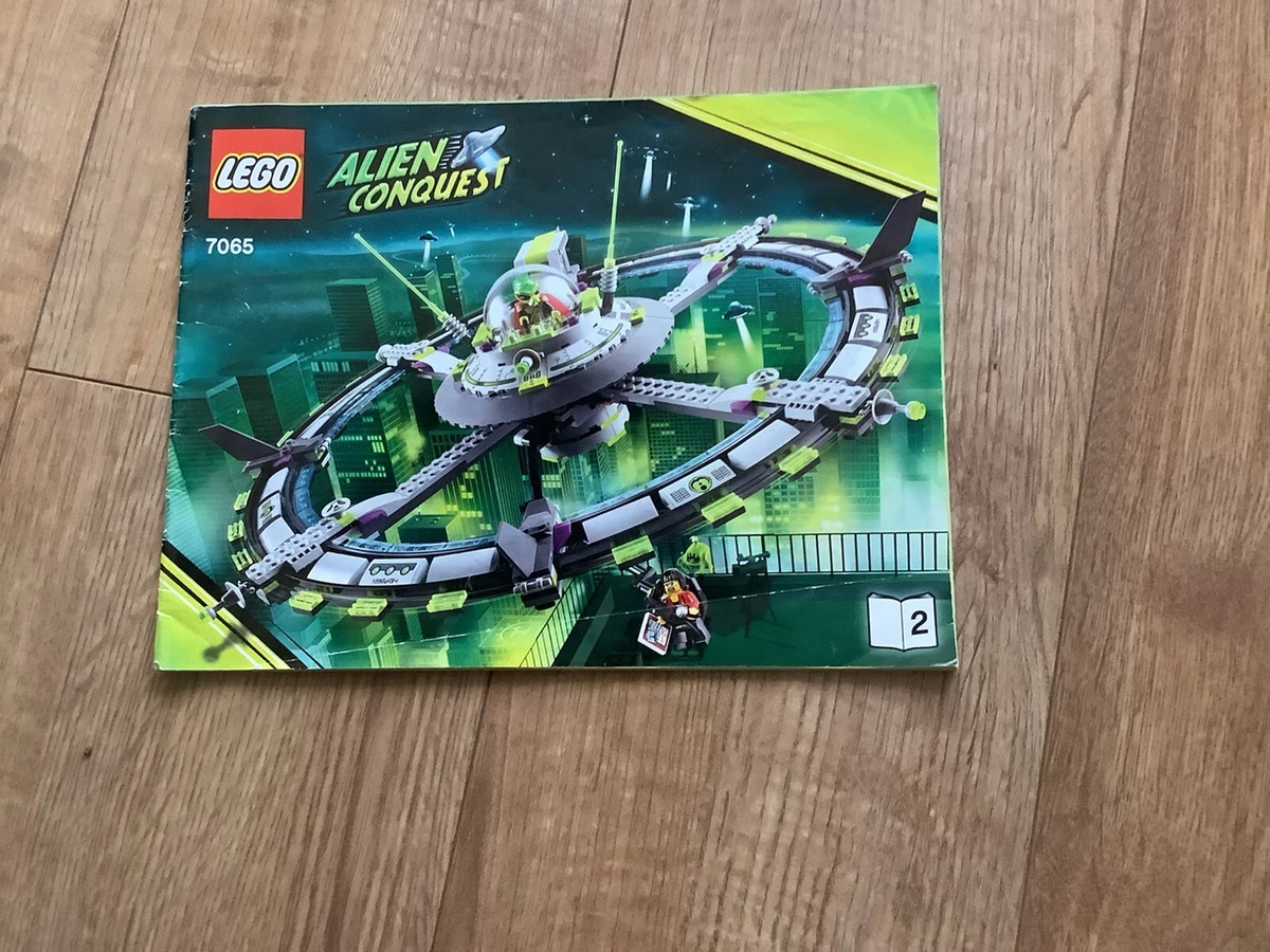 Lego 7065 Alien Conquest Alien Mothership Book 2 Instructions Only