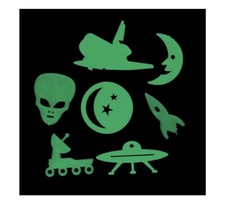 Gid Galaxy Space Aliens - Party Favors - 72 Pieces