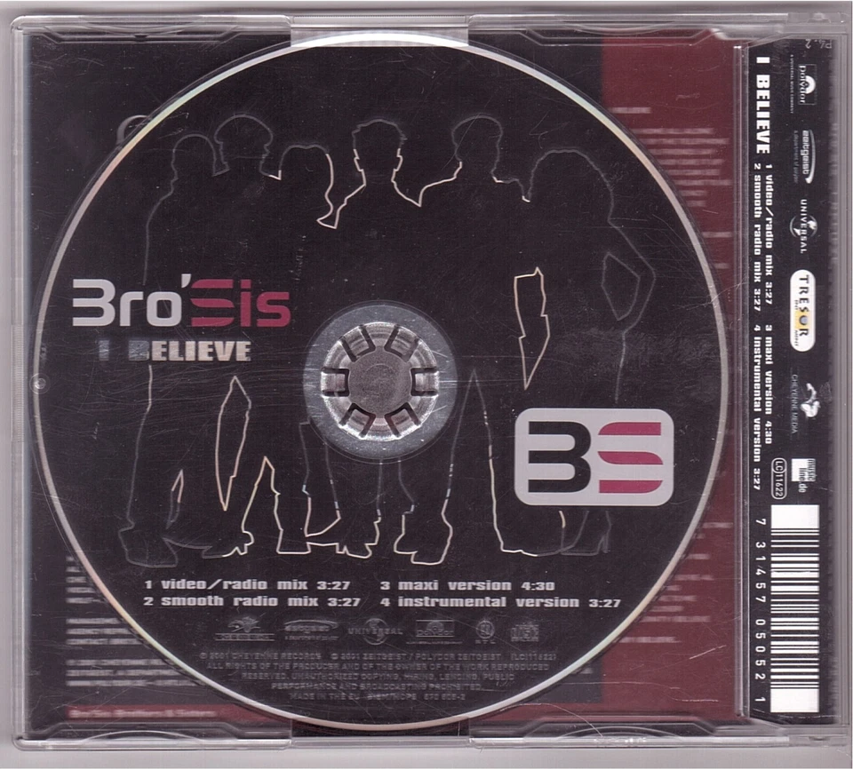 Bro'Sis - I Believe (Maxi-CD 2001) - Bild 2 von 2