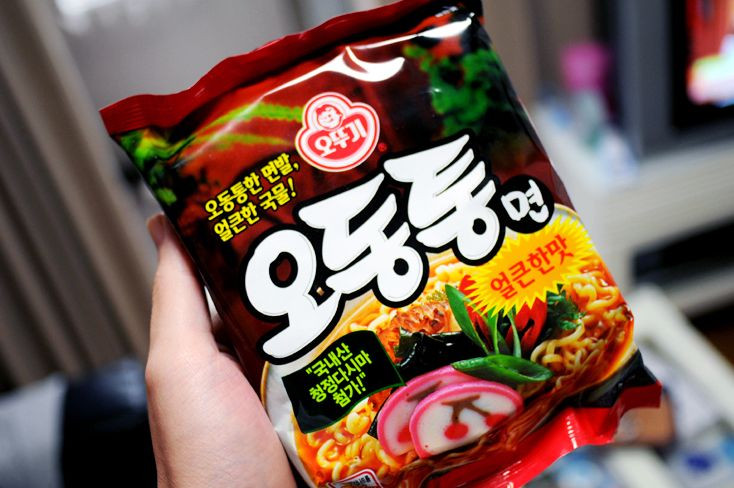 Korean Hot Spicy Instant Noodle OTTOGI ODONGTONG Ramen Ramyun 3,7