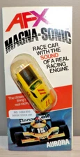 AURORA AFX MAGNA SONIC YELLOW DODGE STOCK CAR #1063 SLOT CAR HO SCALE NOS 1978