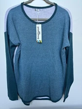 NWT- Smartwool Color Blocked Pullover Crew sweater Top - Large