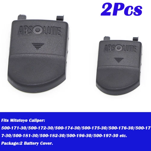 2Pcs Mitutoyo Caliper Replacement Part Battery Cover Lid 500-196-30 500-197-30