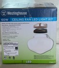 Westinghouse 9W LED 60W Equivalent Ceiling Fan Light Kit 77852 BNIB! SHIPS FREE!