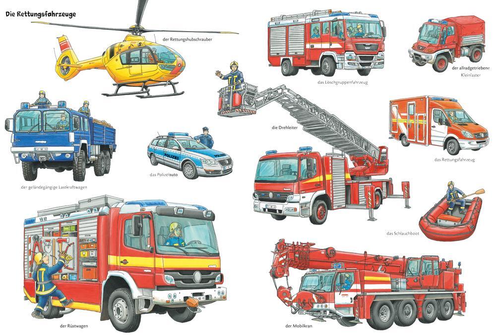 Thumbnail - Duden 24+: Autos, Laster & Traktoren: Das Große Wimmelbuch D ...